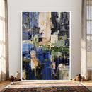 Abstract Dark Blue Wall Art Canvas Print by MyGreatCanvas | Canvas Wall Art Prints | Photo Prints & Wall Decor