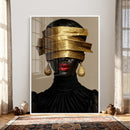 Abstract Afro American Women Wall Art Canvas Print by MyGreatCanvas | Canvas Wall Art Prints | Photo Prints & Wall Decor