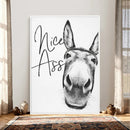 Nice Ass Funny Canvas Wall Art for Bathroom Wall Decor Cute by MyGreatCanvas | Canvas Wall Art Prints | Photo Prints & Wall Decor