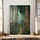 Gustav Klimt Style Forest Canvas Wall Art, Golden Forest by MyGreatCanvas | Canvas Wall Art Prints | Photo Prints & Wall Decor