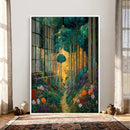 Gustav Klimt Style Forest Canvas Wall Art, Golden Forest by MyGreatCanvas | Canvas Wall Art Prints | Photo Prints & Wall Decor