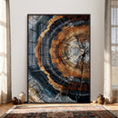 Abstract Wood Grain Canvas Print, Tree Ring Pattern Wall by MyGreatCanvas | Canvas Wall Art Prints | Photo Prints & Wall Decor