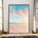 Pastel Beach Wall Art Canvas Print – Soft Coastal by MyGreatCanvas | Canvas Wall Art Prints | Photo Prints & Wall Decor