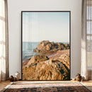 Rocky Coastline Wall Art Canvas Print, Minimal Coastal by MyGreatCanvas | Canvas Wall Art Prints | Photo Prints & Wall Decor