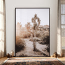 Joshua Tree Desert Wall Art Canvas Print, Minimal Southwest by MyGreatCanvas | Canvas Wall Art Prints | Photo Prints & Wall Decor