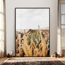 Minimal Desert Cactus Wall Art Canvas Print, Neutral by MyGreatCanvas | Canvas Wall Art Prints | Photo Prints & Wall Decor