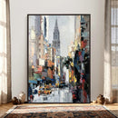 Chrysler Building New York Wall Art Canvas Print, Abstract by MyGreatCanvas | Canvas Wall Art Prints | Photo Prints & Wall Decor