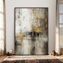 Framed Abstract Wall Art Canvas Print, Gold Black Modern by MyGreatCanvas | Canvas Wall Art Prints | Photo Prints & Wall Decor