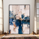 Abstract Navy Blue Wall Art Canvas Print by MyGreatCanvas | Canvas Wall Art Prints | Photo Prints & Wall Decor