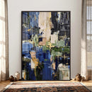 Abstract Dark Blue Wall Art Canvas Print by MyGreatCanvas | Canvas Wall Art Prints | Photo Prints & Wall Decor