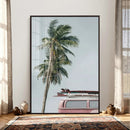 VW Van Palm Tree Canvas Wall Art, Pink Camper Surfboards by MyGreatCanvas | Canvas Wall Art Prints | Photo Prints & Wall Decor