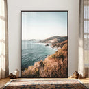 Coastal Cliffs Canvas Wall Art, Ocean Shoreline Photography by MyGreatCanvas | Canvas Wall Art Prints | Photo Prints & Wall Decor