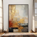Gold Abstract Canvas Wall Art, Luxury Textured Style Gold by MyGreatCanvas | Canvas Wall Art Prints | Photo Prints & Wall Decor