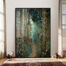 Gustav Klimt Style Forest Canvas Wall Art, Golden Forest by MyGreatCanvas | Canvas Wall Art Prints | Photo Prints & Wall Decor