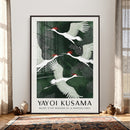 Yayoi Kusama Crane Bird Wall Art Canvas Print, Japanese by MyGreatCanvas | Canvas Wall Art Prints | Photo Prints & Wall Decor