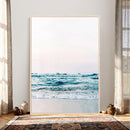 Minimal Ocean Wave Wall Art Canvas Print – Coastal Seascape by MyGreatCanvas | Canvas Wall Art Prints | Photo Prints & Wall Decor