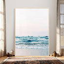 Ocean Wave Wall Art Canvas Print, Minimal Seascape by MyGreatCanvas | Canvas Wall Art Prints | Photo Prints & Wall Decor