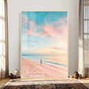 Pastel Beach Wall Art Canvas Print – Soft Coastal by MyGreatCanvas | Canvas Wall Art Prints | Photo Prints & Wall Decor