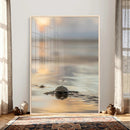 Sea Turtle Hatchling Wall Art Canvas Print – Soft Coastal by MyGreatCanvas | Canvas Wall Art Prints | Photo Prints & Wall Decor
