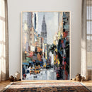 Chrysler Building New York Wall Art Canvas Print, Abstract by MyGreatCanvas | Canvas Wall Art Prints | Photo Prints & Wall Decor