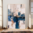Abstract Navy Blue Wall Art Canvas Print by MyGreatCanvas | Canvas Wall Art Prints | Photo Prints & Wall Decor