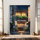 Evening at the Ramen Shop Canvas Wall Art — Japan Night by MyGreatCanvas | Canvas Wall Art Prints | Photo Prints & Wall Decor