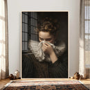 Baroque Portrait Canvas Wall Art, Flemish Woman with Lace by MyGreatCanvas | Canvas Wall Art Prints | Photo Prints & Wall Decor
