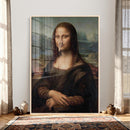 Funny Bathroom Canvas Wall Art Print, Mona Lisa Clothespin by MyGreatCanvas | Canvas Wall Art Prints | Photo Prints & Wall Decor