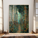 Gustav Klimt Style Forest Canvas Wall Art, Golden Forest by MyGreatCanvas | Canvas Wall Art Prints | Photo Prints & Wall Decor