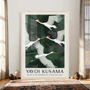 Yayoi Kusama Crane Bird Wall Art Canvas Print, Japanese by MyGreatCanvas | Canvas Wall Art Prints | Photo Prints & Wall Decor