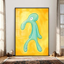 Squidward Tentacles Wall Art Canvas Print – Bold and Brash by MyGreatCanvas | Canvas Wall Art Prints | Photo Prints & Wall Decor