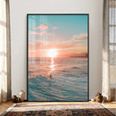 Sunset Surf Wall Art Canvas Print – Coastal Ocean by MyGreatCanvas | Canvas Wall Art Prints | Photo Prints & Wall Decor