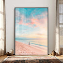 Pastel Beach Wall Art Canvas Print – Soft Coastal by MyGreatCanvas | Canvas Wall Art Prints | Photo Prints & Wall Decor