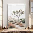 Joshua Tree Desert Wall Art Canvas Print, Minimal Southwest by MyGreatCanvas | Canvas Wall Art Prints | Photo Prints & Wall Decor