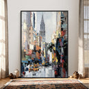 Chrysler Building New York Wall Art Canvas Print, Abstract by MyGreatCanvas | Canvas Wall Art Prints | Photo Prints & Wall Decor