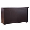 Kitchen Storage Cabinet with Wood Sliding Door by LJGDeals