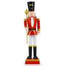 32.5 Inch Christmas Nutcracker with High Hat and Beautiful Scepter by LJGDeals