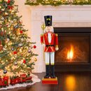 32.5 Inch Christmas Nutcracker with High Hat and Beautiful Scepter by LJGDeals
