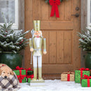 32.5 Inch Christmas Nutcracker with High Hat and Beautiful Scepter by LJGDeals