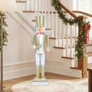 32.5 Inch Christmas Nutcracker with High Hat and Beautiful Scepter by LJGDeals