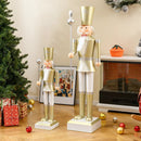 32.5 Inch Christmas Nutcracker with High Hat and Beautiful Scepter by LJGDeals