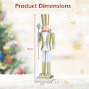 32.5 Inch Christmas Nutcracker with High Hat and Beautiful Scepter by LJGDeals
