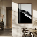 Ocean Wave Wall Art Canvas Print – Framed Abstract