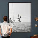 Ocean Dive Wall Art – Summer Splash Canvas Print, Waves & by MyGreatCanvas | Canvas Wall Art Prints | Photo Prints & Wall Decor