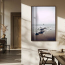 Moody Seascape Wall Art Canvas Print – Framed Neutral Foggy by MyGreatCanvas | Canvas Wall Art Prints | Photo Prints & Wall Decor