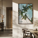 Tropical Palm Trees Wall Art Canvas Print – Coastal Nature