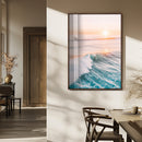 Sunset Surfer Wall Art – Framed Ocean Wave Canvas Artwork, by MyGreatCanvas | Canvas Wall Art Prints | Photo Prints & Wall Decor