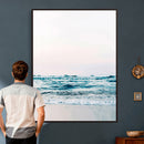 Minimal Ocean Wave Wall Art Canvas Print – Coastal Seascape by MyGreatCanvas | Canvas Wall Art Prints | Photo Prints & Wall Decor