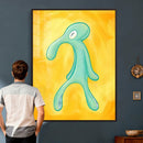 Squidward Tentacles Wall Art Canvas Print – Bold and Brash by MyGreatCanvas | Canvas Wall Art Prints | Photo Prints & Wall Decor