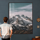 Alpine Mountain Landscape Wall Art Canvas Print, Snowy Peak by MyGreatCanvas | Canvas Wall Art Prints | Photo Prints & Wall Decor